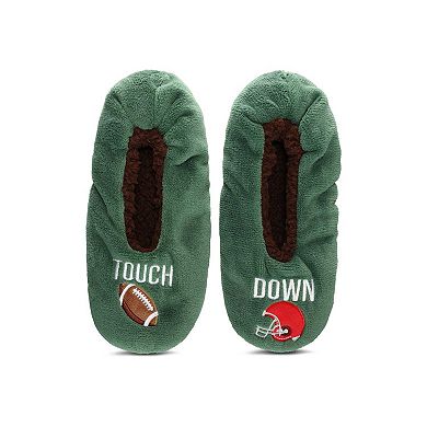 Men's Football Sherpa Lined Slippers