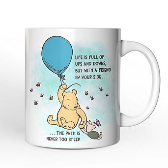 Life's Ups and Downs are Easier With a Friend, Pooh Bear's Uplifting Mug