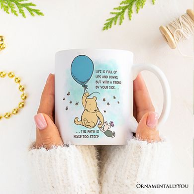 Life's Ups and Downs are Easier With a Friend, Pooh Bear's Uplifting Mug