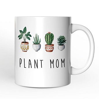 Minimalist Plant Mom Mug, Gift for Plant Lovers
