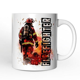 Firefighter Mug, Appreciation Fire Department Gift