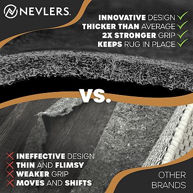 Nevlers 3 ft. x 5 ft. Non-Slip Felt Rug Pad for Carpet Padding