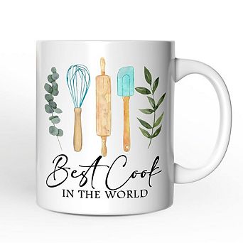 Best Cook Minimalist Mug, Chef Gift