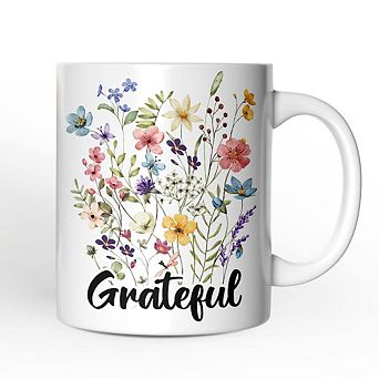 Wildflower Bouquet Mug, Floral Gift