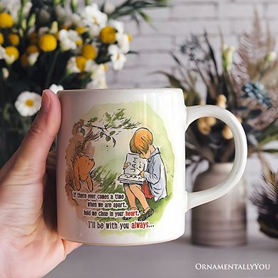 If We're Apart Keep Me in Your Heart Winnie-the-Pooh Mug, 1926 A.A. Milne Gift