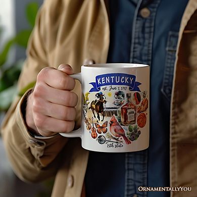 Artistic Kentucky State Themes and Landmarks Mug