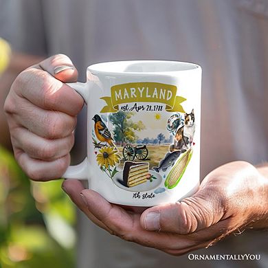 Artistic Maryland State Themes and Landmarks Mug