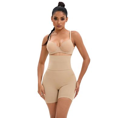 3 Packs Women's Tummy Control High Elasticity Thigh Slimmers High Waist Hip Lifter Shaperwears