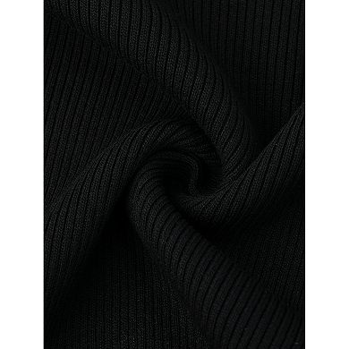 Women's Short Sleeve Bodysuit Square Neck Slim Fit Dressy Sweater Romper Ribbed Knit Jumpsuit
