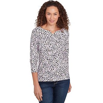 Hearts of Palm Women's Printed Essentials Top