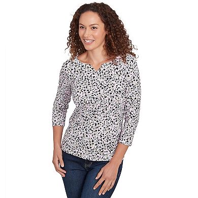 Hearts of Palm Women's Printed Essentials Top
