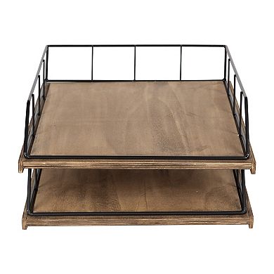 Benbrook Stacked Letter Trays