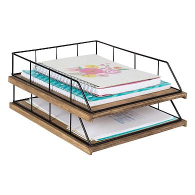 Benbrook Stacked Letter Trays