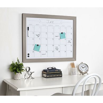 Beatrice Framed Magnetic Dry Erase Monthly Calendar