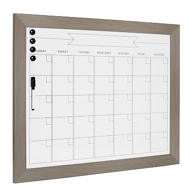 Beatrice Framed Magnetic Dry Erase Monthly Calendar