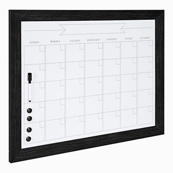 Beatrice Framed Magnetic Dry Erase Monthly Calendar