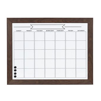 Beatrice Framed Magnetic Dry Erase Monthly Calendar