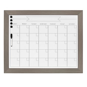 Beatrice Framed Magnetic Dry Erase Monthly Calendar
