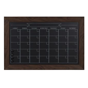 Beatrice Framed Magnetic Chalkboard Calendar