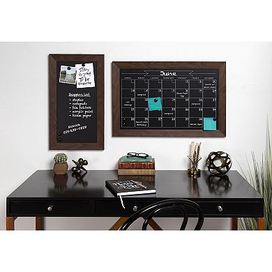 Beatrice Framed Magnetic Chalkboard Calendar
