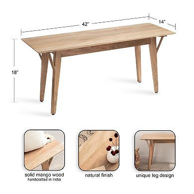 McCutcheon Rectangle Wooden Bench