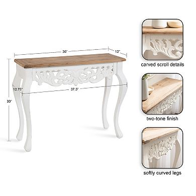 Antonella Wood Console Table