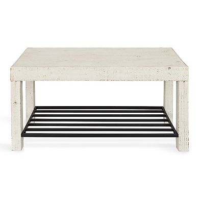 Jeran Entryway Bench with Shelf