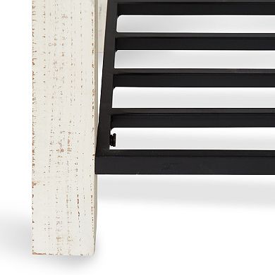 Jeran Entryway Bench with Shelf
