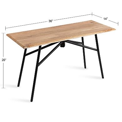 Pallson Wood and Metal Bench