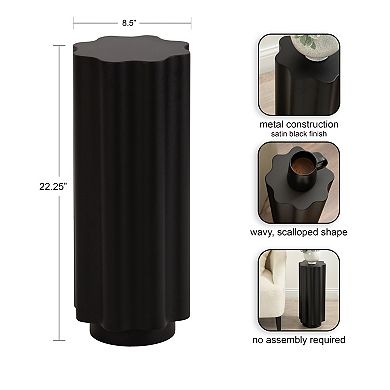 Pandey Wavy Drink Table Metal