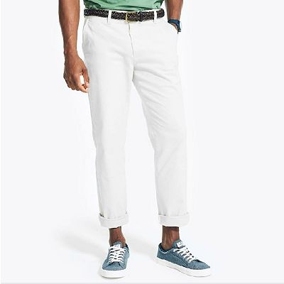 Nautica Men's Classic-Fit Stretch Deck Pants - Nautica Stone