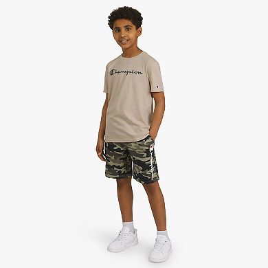 Boys 8-20 Champion® 2-pc. Jersey Tee & Fleece Shorts Set