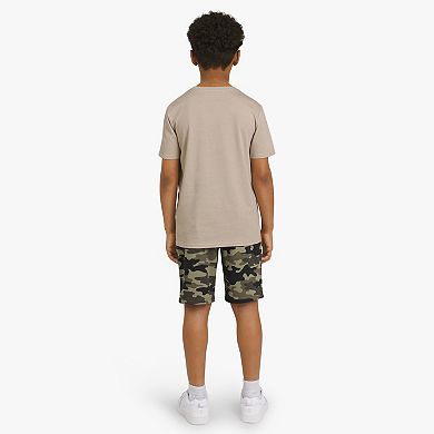 Boys 8-20 Champion® 2-pc. Jersey Tee & Fleece Shorts Set