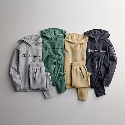 Boys 8-20 Champion® 2-pc. Double Knit Hoodie & Joggers Set