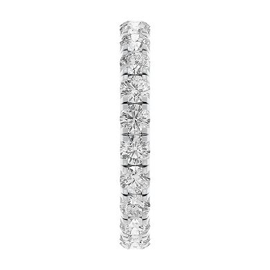 Galaxie Solaire 10k White Gold 2 Carat T.W. Lab-Grown Diamond Eternity Bands Ring
