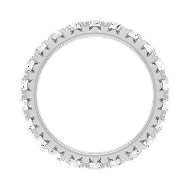 Galaxie Solaire 10k White Gold 2 Carat T.W. Lab-Grown Diamond Eternity Bands Ring