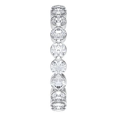 Galaxie Solaire 10k White Gold 2 Carat T.W. Lab-Grown Diamond Floating Eternity Ring