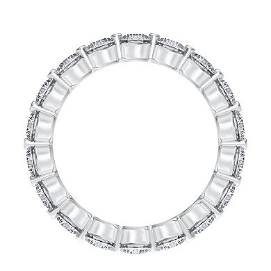 Galaxie Solaire 10k White Gold 2 Carat T.W. Lab-Grown Diamond Floating Eternity Ring