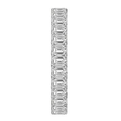 Galaxie Solaire 10k White Gold 2 Carat T.W. Lab-Grown Diamond U-Shaped Eternity Ring