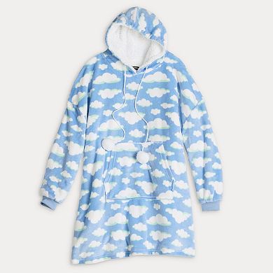 Juniors' Harper & Ivy Extremely Oversized Plush Hoodie