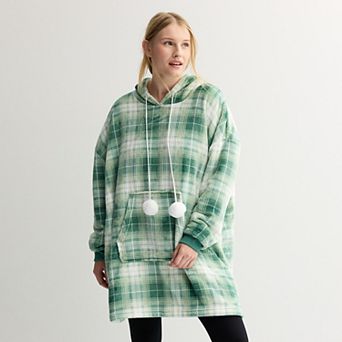 Juniors' Harper & Ivy Extremely Oversized Plush Hoodie