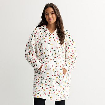 Juniors' Harper & Ivy Extremely Oversized Plush Hoodie