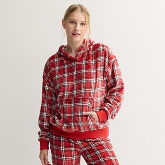 Juniors' Harper & Ivy Plush Pullover Hoodie