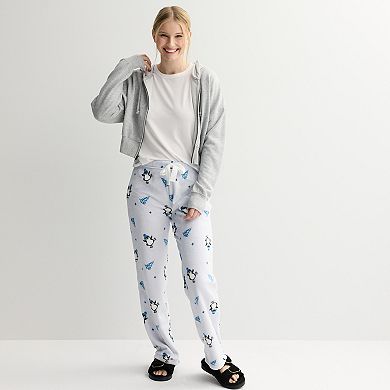 Juniors' Harper & Ivy Plush Pajama Pants