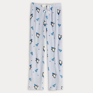 Juniors' Harper & Ivy Plush Pajama Pants