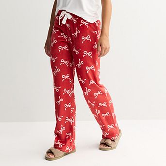 Juniors' Harper & Ivy Plush Pajama Pants