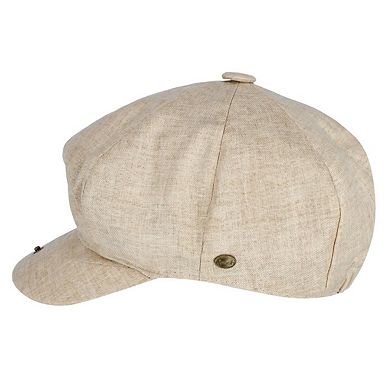 Epoch Hats Company Men's Linen Newsboy Cap
