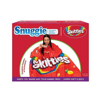 Snuggie - Skittles Cozy Blanket for Ultimate Comfort and Fun