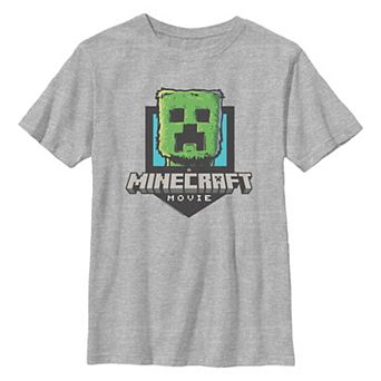 Boys 8-20 Minecraft Movie Furry Creeper Graphic Tee