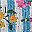Blue Picnic Florals